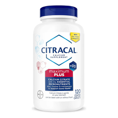 Citracal Maximum Plus Calcio Con D3 Y Zinc 120 Unidades | Envío gratis