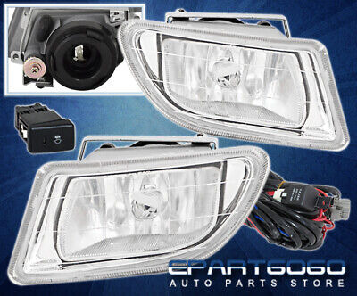 For 99-04 Honda Odyssey Jdm Clear Lens Front Fog Lights  Aac