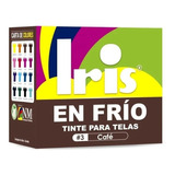 Tinte En Frío Iris Café Para Ropa Y Telas