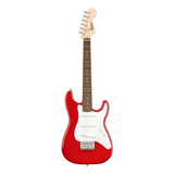 Guitarra Eléctrica Infantil Squier By Fender Mini Stratocaster De Álamo Dakota Red Brillante Con Diapasón De Laurel Indio