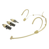 Microfone Dylan Headset Dh 55 Condenser Direcional 3 Plugs P Cor Bege