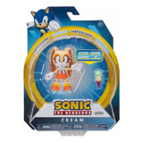 Boneco Sonic  The Hedgehog Cream Jakks Pacific