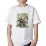 Remera De Niño Aventurero Ajolote Guerrero