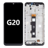 Para Motorola G20 Xt2128 Tela Display Frontal Lcd Aro Ori