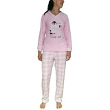 Pijama Micro Polar Flannel Calientita Deborah 5272 Mujer