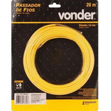 Vonder Guia Passa Fio Sonda Pvc Alma De Aço Profissional 20m