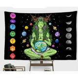 Tapiz Pared Diosa Madre Naturaleza 7 Chakras Ciclo Lunar