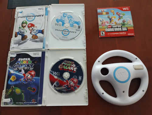 Lote Juegos De Mario Nintendo Wii