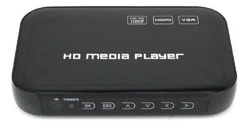 2 Peças Usb Full Hd 1080p Hdd Media Player Hdmi Mkv H.264 Sd
