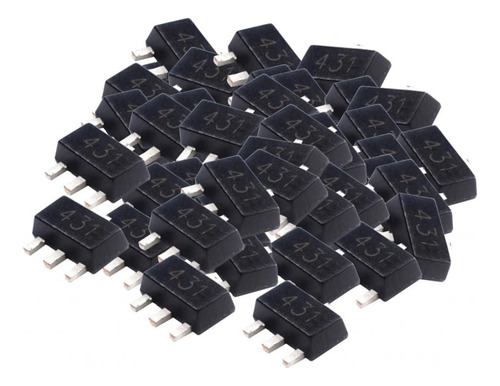 Paquete De 100 Transistores Amplificadores Tl431 Sot-23