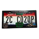 Porta Placas Jeep Wrangler Cherokee Wagoneer Renegade Compas