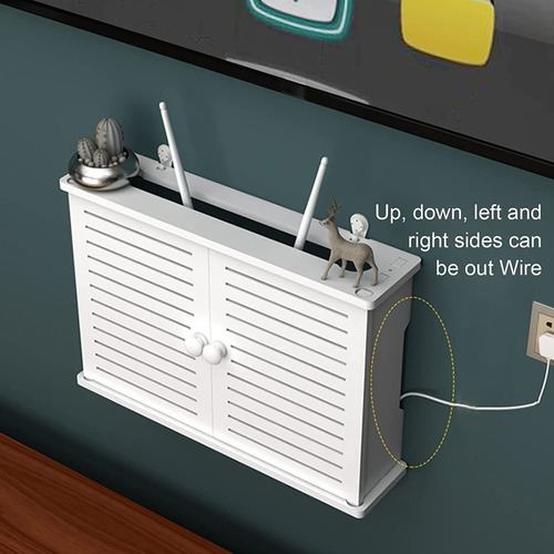 Home Caja Router Wifi, Pared Estante De Almacenamiento