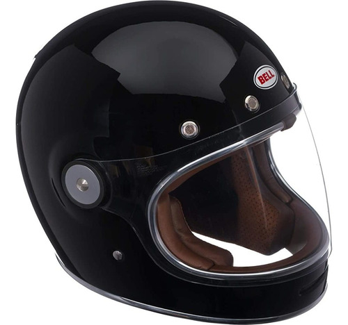 Casco Integral Para Moto Bell Bullitt (negro Sólido Bril