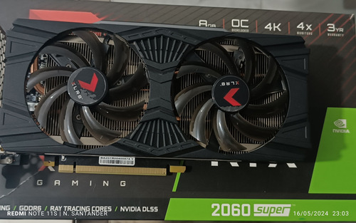 Tarjeta De Video Nvidia Pny  Xlr8 Rtx 2060 Super Edition 8gb