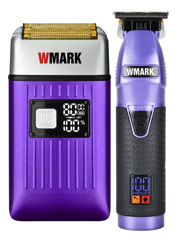 Kit Maquina Wmark Ng 318 Ng 996 Lilas Shaver Finalizacao