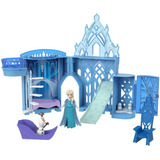 Boneca Frozen Disney Com Cenário - Palácio De Gelo Da Elsa H