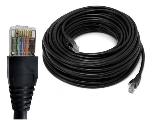 Cabo De Rede Patch Cord Cat6 30 Metros 30m Cat 6 - Utp Rj45