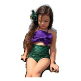 Bikini Traje De Baño Sirenita Sirena Princesas Niña