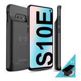 Funda Con Bateria Samsung Galaxy S10e Newdery Color Negro