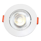 Spot Led Elgin Luminária Mr16 5w 3000k Direcionável Redondo 110v/220v