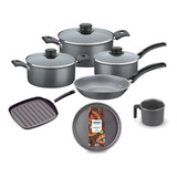 Set Combo Juego De Cocina Tramontina 10 Unidades. Teflon