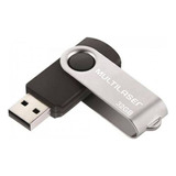 Pen Drive Twist 32gb Multilaser Preto Pd589