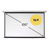 Pantalla Para Proyector 100¨ 16:9 Pared Techo Retractil 