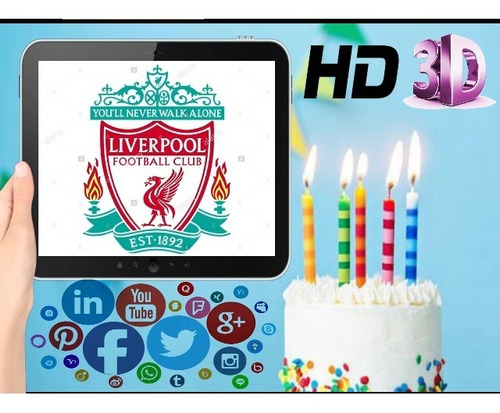 Vídeo Invitación Cumpleaños Liverpool Fc & Mas Motivos 3d