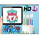 Vídeo Invitación Cumpleaños Liverpool Fc & Mas Motivos 3d