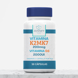 Vitamina K2mk7 200mcg 100% Original Vitamina D3 50 Cápsulas 