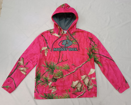 Sudadera Realtree Mossy Oak Dama Camuflaje Rosa Original 