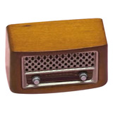 Vintage 1/12 Radio Miniatura Muebles Modelo Juguete