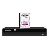 Kit Gravador De Vídeo Nvd 1416 Intelbras + Hd 2tb Purple