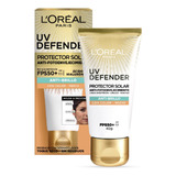 L'oréal Paris Uv Defender Anti Brillo Con Color 40g