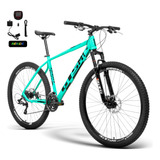 Bicicleta Aro 29 Gts Câmbios Shimano E Suspensão 24v Expert Cor Verde Tiffany Tamanho Do Quadro 17