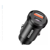 Carregador Veicular Turbo Ultra Rápido Essager 30w Usb C