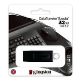 Pendrive 32gb Kingston Usb 3.2 Datatraveler Exodia