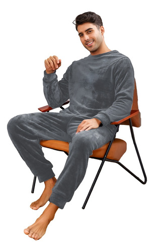 Pijama Termico De Hombre Super Abrigado Del M Al Xl