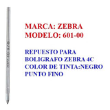 Repuesto Boligrafo 4c Zebra 0.7mm Caja Con 12 Incluye Env