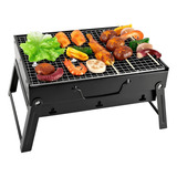 Mini Churrasqueira Grill Portátil Carvão Praia Camping 35cm