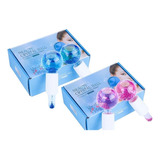 Kit 2 Bola Cristal Masaje Frio Masajeador Facial Relajacion 