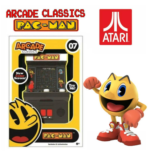 Atari Arcade Classics Pac-man Maquina De Juego Con Sonido