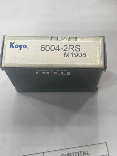 Rodamiento 6004 2rs Alternador Denso Isuzu Osgr Foto 3