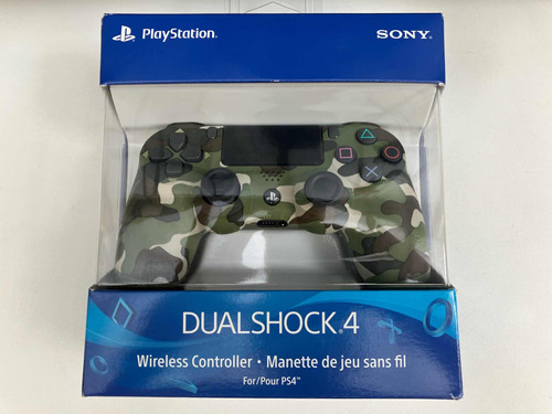 Joystick Dualshock 4 Play 4 Sony Original Verde Camouflage