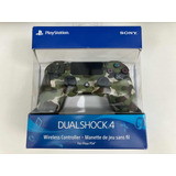 Joystick Dualshock 4 Play 4 Sony Original Verde Camouflage