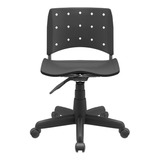Cadeira Secretária Plaxmetal S/braço Preta Plaxmetal
