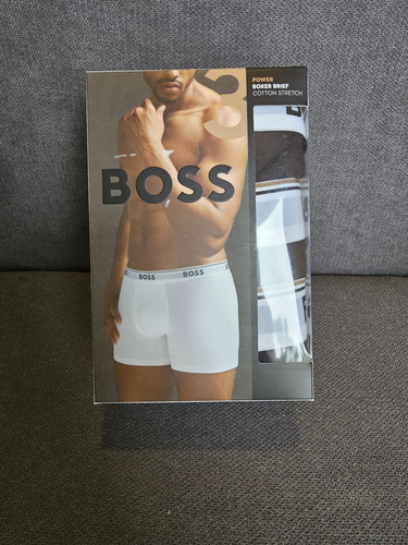 Boxer Hugo Boss Cotton Stretch X 3 Unidades 