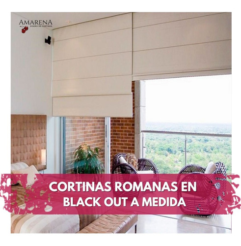 Cortinas Romanas. Confeccion A Medida. Envios A Todo El Pais