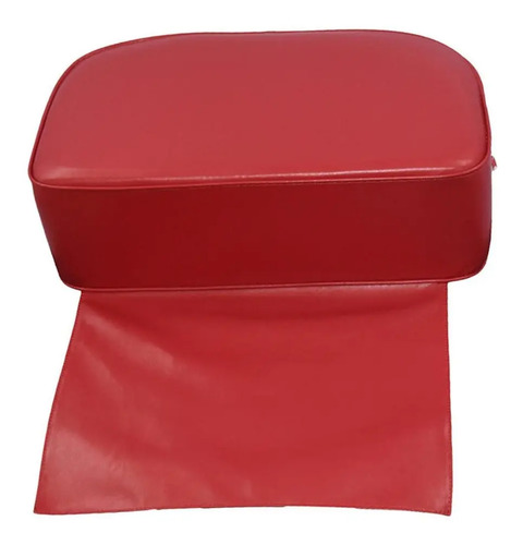Cojín De Material Cuero Pu Para Niños, Asiento Grande Para