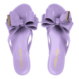 Chinelo Petite Jolie Lucky Lilás Lavanda - Pj4533